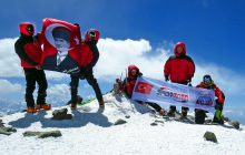 TDF 2017 Yüksek İrtifa Tırmanışları başarı ile tamamlanmıştır.