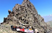 Hakkari Sat Dağları Zirve Tırmanışı başarıyla tamamlandı.