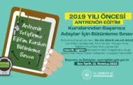 Antrenör Yetiştirme Kursu Bütünleme Sınavları İçin Duyuru