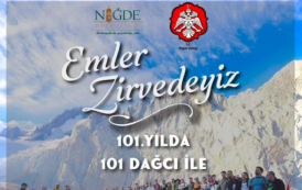 101 YILDA 101 DAĞCI İLE EMLER ZİRVE TIRMANIŞI-NİĞDE VALİLİĞİ