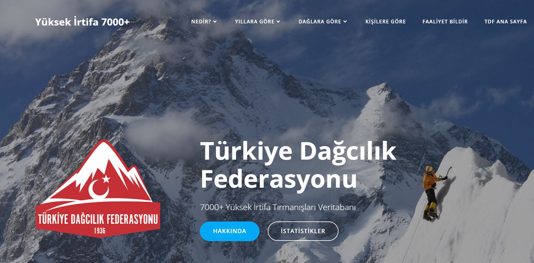 Yüksek İrtifa +7000 İnternet Sayfamız Güncel Veriler İle Yayınına Devam Ediyor