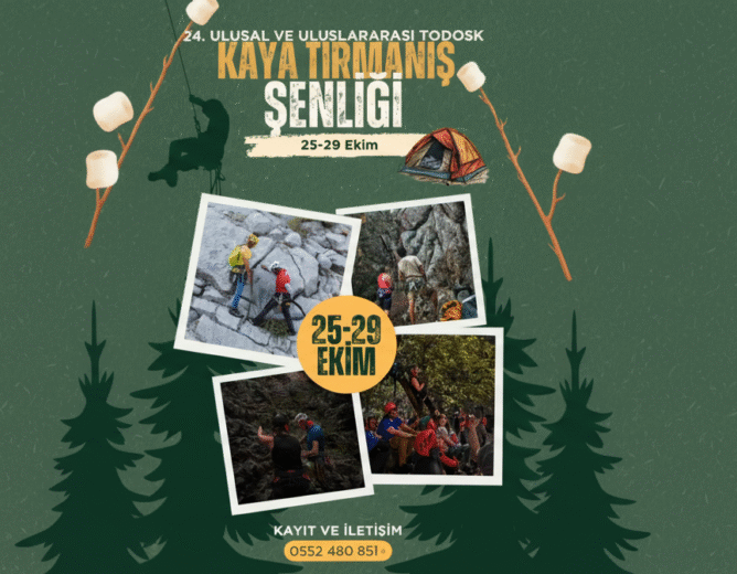 TODOSK 24. ULUSAL & ULUSLARARASI KAYA TIRMANIŞ ŞENLİĞİ